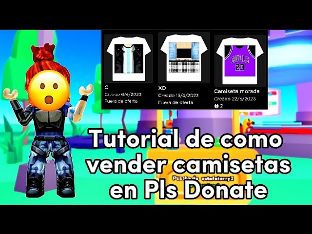 Por qué no puedo vender mi camiseta de Roblox